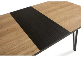 Tavolo da pranzo con piano in rovere 90x140 cm Cleo - Marckeric