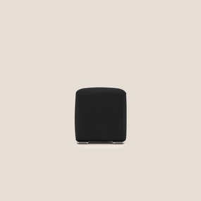 Cube pouf in microfibra smacchiabile T11 nero
