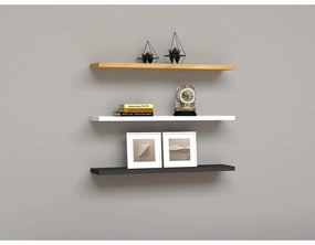 Mensole in legno riciclato in set da 3 Boss - Kalune Design