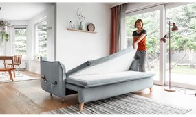 Divano grigio chiaro 225 cm Charming Charlie - Miuform