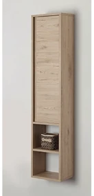 Pensile Portaoggetti 150 Cm Un'Anta Con Vano a Giorno Feridras "Shelf" Rovere Di Bordeaux
