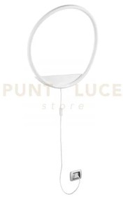 Applique a parete led linger bianca 25w 3140lm cct 3000k 4000k 6500...