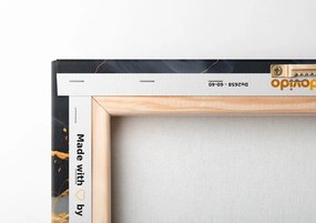 Quadro su tela – Marmo nero