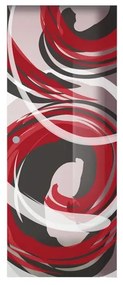 Anta per porta scorrevole esterno muro Energy in vetro multicolore, L 96 x H 215 cm spessore 8 mm, apertura destra