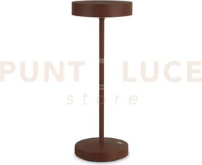Toffee lampada a batteria 25cm led 3000k 2w 320 lm ip54 con inter...