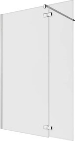 Walk-in L 100 x H 200 cm, vetro 8 mm vetro senza finitura / trasparente cromo