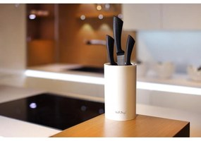 Ceppo di coltelli universale bianco - Vialli Design