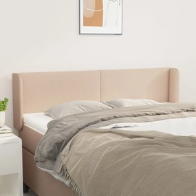 Testiera Ad Orecchio Cappuccino 147x16x78/88 Cm İn Similpelle /