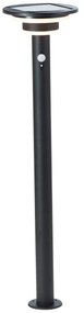 Brilliant - Lampada solare LED con sensore GARVINA LED/3W/3,7V 85 cm IP44 nero