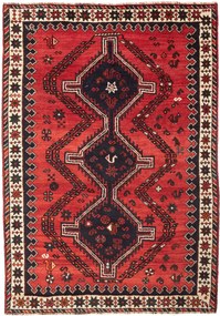 Shiraz Tappeto 250x180 Rosso (Iran) Annodato A Mano