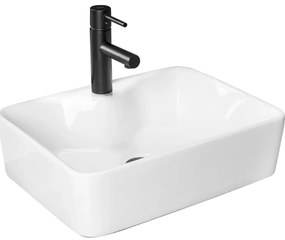 REA-U6524 - Lavabo da appoggio KELLY 38x49 cm ceramica/bianco lucido