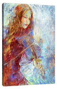 Pittura , 40 x 60 cm Winter Music - Tablo Center