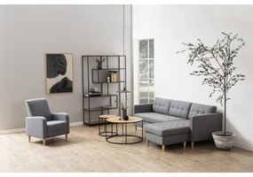 Tavolino SARON quercia/nero