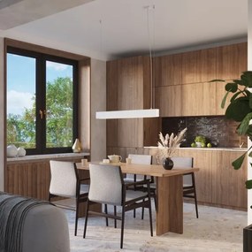 Sollux SL.1394 - Lampadario LED a sospensione con filo SPARK 1xG13/8,5W/230V bianco