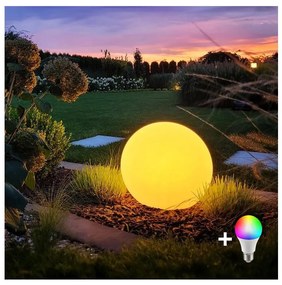 LED RGBW lampada da esterno dimmerabile GLOBO 1xE27/9W/230V Ø 60 cm IP44