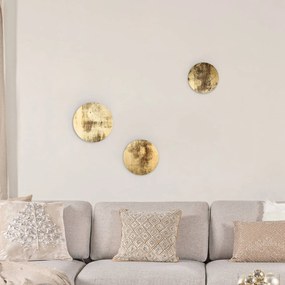 Applique da parete Ring M Nowodvorski Lighting, Ottone / Oro, Soggiorno / Sala da pranzo, Legno, Moderno, Applique