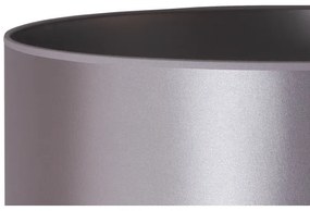 Duolla - Lampada da tavolo CANNES 1xE14/15W/230V diametro 20 cm argento/nero