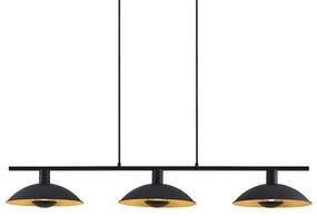 Narisara Lungo Lampada a Sospensione Nero/Oro - Lindby
