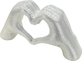 Scultura Lover Silver Cm 25X7,5X13,5
