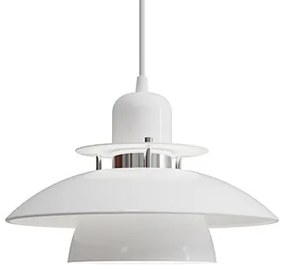 Belid - Primus IV Lampada a Sospensione Ø28 Glossy White/Chrome Belid