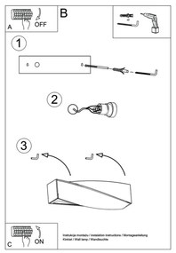 Applique SIGMA 1xE27/60W/230V nera