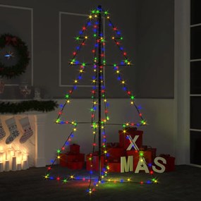 Albero di Natale a Cono con LED per Interni Esterni, Albero di Natale a Cono 200 LED per Interni Esterni 98x150 cm II