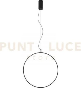 Lampadario a sospensione led toorx nera 28w 3580lm cct 3000 4000 65...