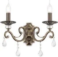 Lampada da parete Royal Classic in Metallo Grace Ottone