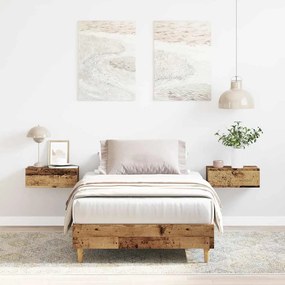 Giroletto Senza Materasso Legno Antico 90x200 Cm İn Truciolato /