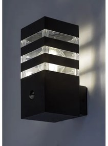 Rabalux 77025- Applique da esterno con sensore ANKARA 1xE27/12W/230V IP44