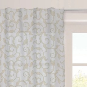 Tenda Liffey 930 beige, fettuccia 140x290 cm