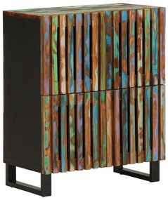 Credenza 60x34x75 cm in legno massello di acacia