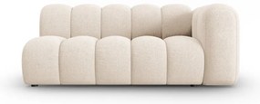 Divano componibile color crema (con penisola a destra) Lupine – Micadoni Home