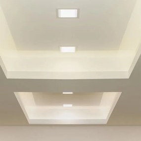 Lampada LED da incasso SAMSUNG CHIP LED/3W/230V 6500K 9x9 cm bianco