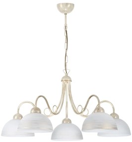 Jupiter 1487 - Lampadario a sospensione con catena SAGA 5xE27/60W/230V