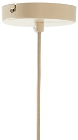 Lampadario beige con paralume in tessuto ø 50 cm Elati - Light &amp; Living