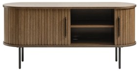 Tavolo TV marrone in rovere 120x56 cm Nola - Unique Furniture