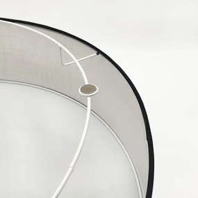 Brilagi - LED Plafoniera BELLADONNA 3xE27/15W/230V diametro 50 cm bianco/quercia