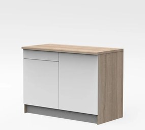 Base One bianco L 120 x H 89 x P 60 cm