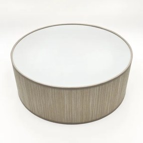 Plafoniera SIRJA 1xE27/15W/230V Ø 35 cm beige