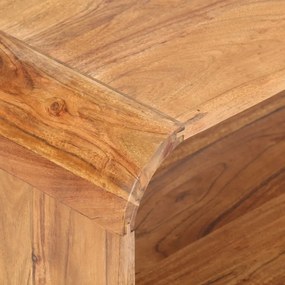 Tavolino da salotto 90x50x30 cm in legno massello d&#039;acacia