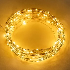 Ghirlanda Decorativa LED (5 m y 10 m) Lätt 10 m & Dorato - Sklum
