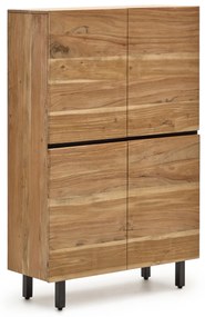 Kave Home - Credenza Uxue in legno massello di acacia finitura naturale 100 x 155 cm