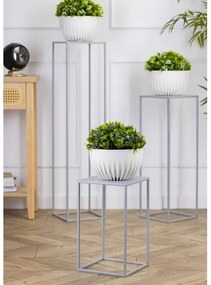 Portafiori 40x24 cm grigio