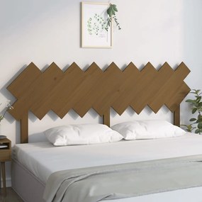 Testiera per letto miele 178x3x80,5cm in legno massello di pino