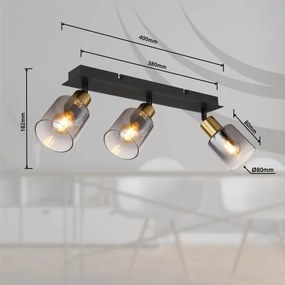 Globo 54310-3 - Faretto HOLLSY 3xE14/25W/230V