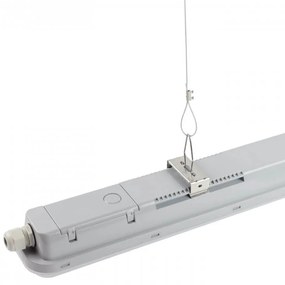 Plafoniera LED Stagna 120cm 36W, 4.300lm (120lm/W) Colore  Bianco Naturale 4.000K