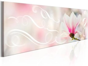 Quadro  Romantic Melody  Colore Crema, Dimensioni e Misure 120x40