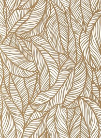 Clarke & Clarke Carta da parati Selva - Bronze/ Ivory