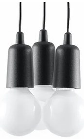 Lampadario a sospensione con filo DIEGO 3xE27/60W/230V